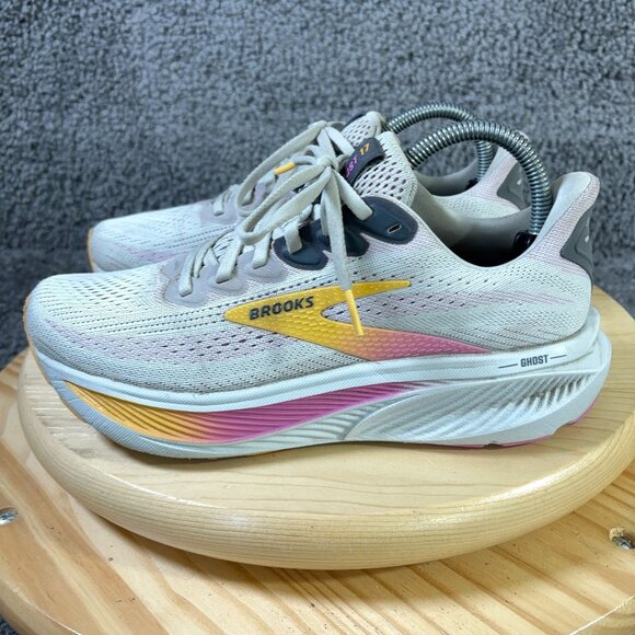 Brooks Ghost 17 Running Shoe Womens Size 8 Fabric Gym Training Sneakers - Picture 1 of 7